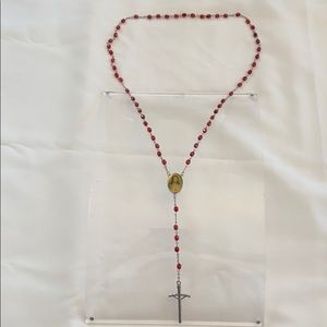4/$25- Catholic Beaded Rosary Necklace Jewelry